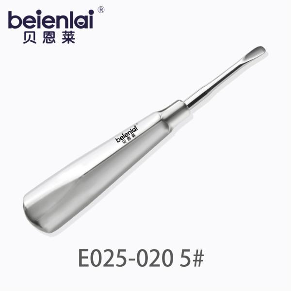Benlai Minimally Invasive Dental Elevator E025-020 WXYTL 5#, Lower Curved 5.0 Tip, Hollow Hexagonal Handle